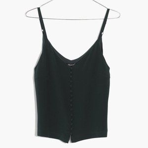 NWT Madewell silk button-down cami